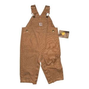 NWT Infant Carhartt Brown Overalls Size 9M